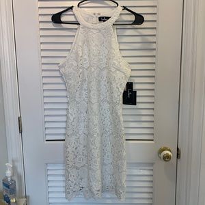 White lace dress
